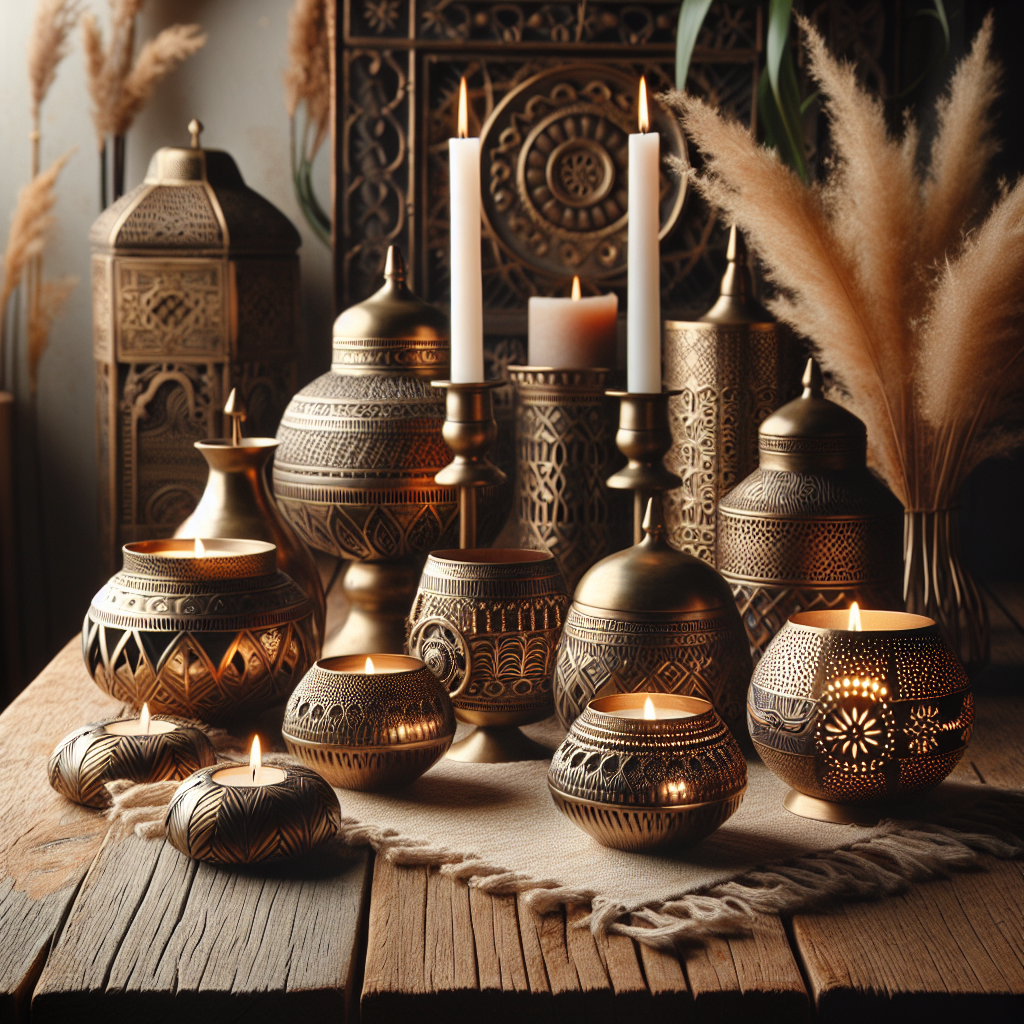 Earthy Glow: Unique Candle Holders from Boho Prime